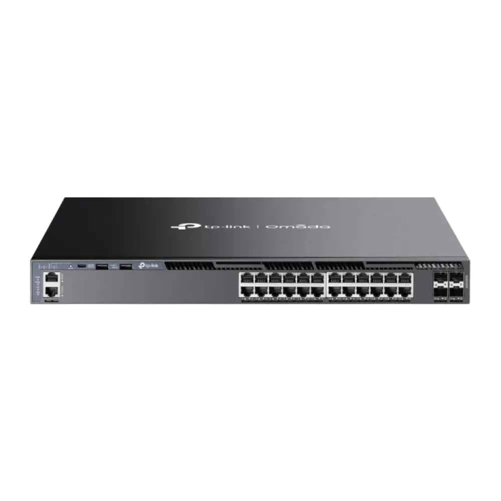 TP-Link Omada SG6428X switch Gestionado L3 Gigabit Ethernet (10/100/1000) 1U Negro - detalle