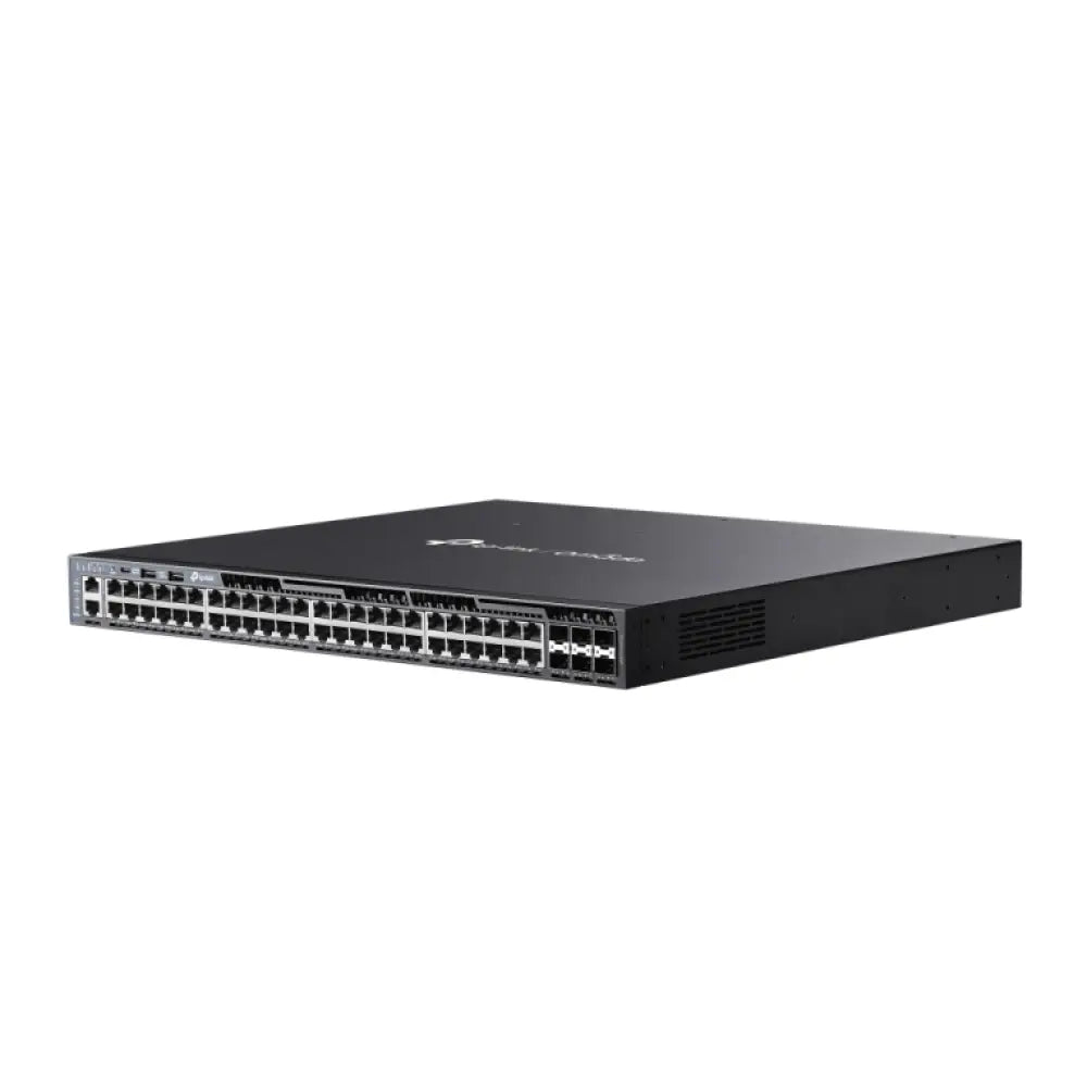 TP-Link Omada SG6654XHP switch Gestionado L3 Gigabit Ethernet (10/100/1000) Energía sobre Ethernet (PoE) 1U Negro - detalle