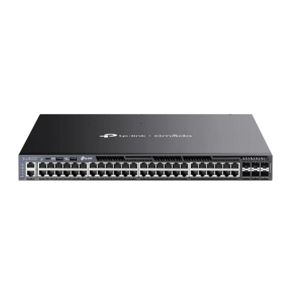 TP-Link Omada SG6654XHP switch Gestionado L3 Gigabit Ethernet (10/100/1000) Energía sobre Ethernet (PoE) 1U Negro - detalle