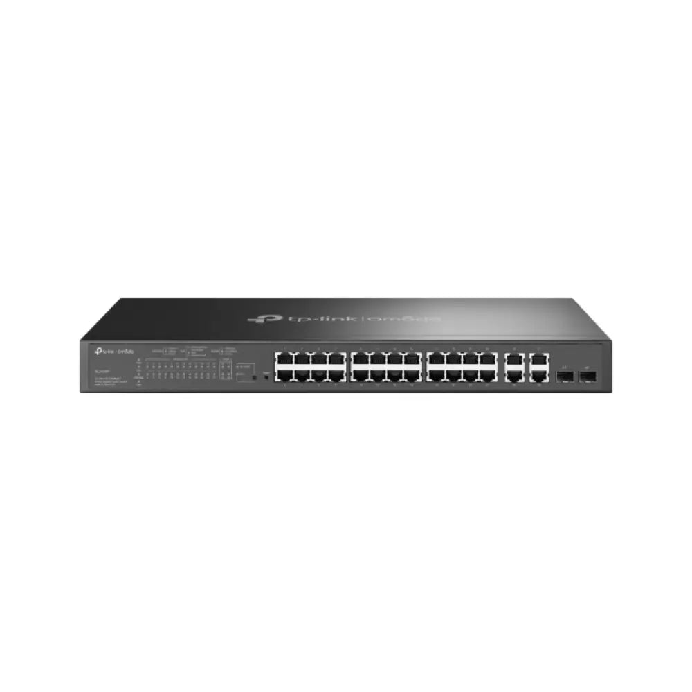 TP-Link Omada SL2428P switch Gestionado L2 Fast Ethernet (10/100) Energía sobre Ethernet (PoE) 1U Negro - detalle