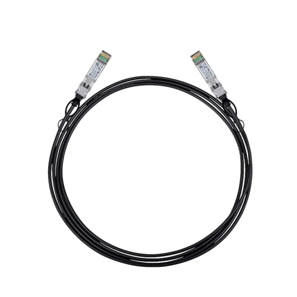 TP-Link Omada SM5220-3M Cable de fibra óptica e InfiniBand SFP+ DAC Negro - detalle