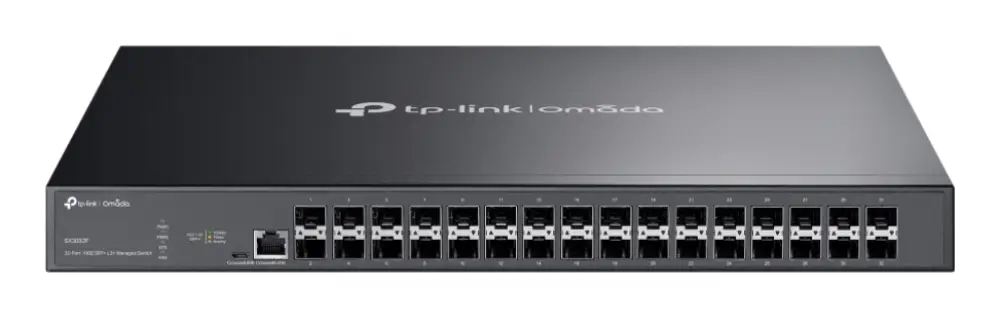 TP-Link Omada SX3032F switch Gestionado L2+ Negro - detalle