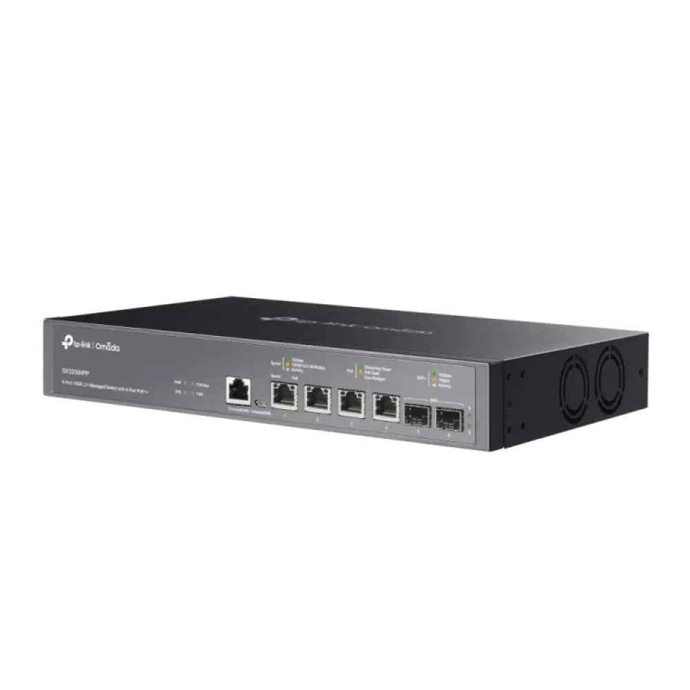 TP-Link Omada SX3206HPP switch Gestionado L2+ 10G Ethernet (100/1000/10000) Energía sobre Ethernet (PoE) Negro - detalle