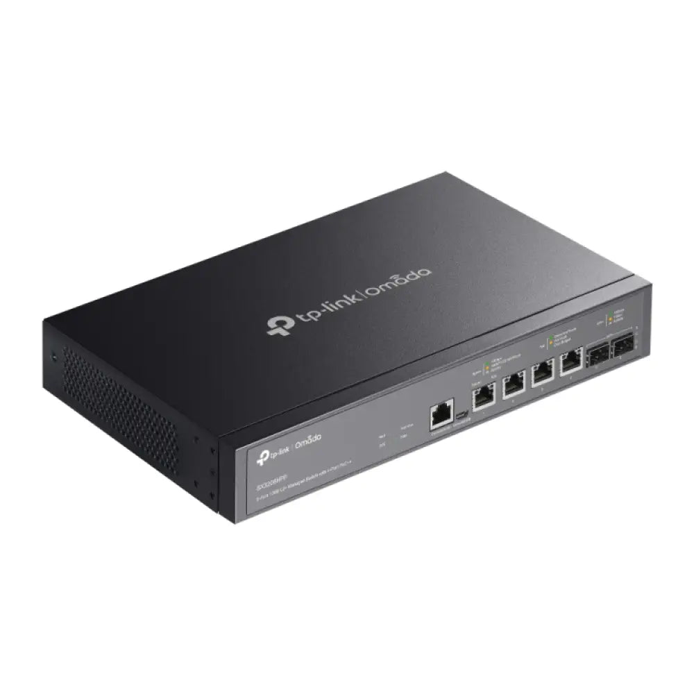 TP-Link Omada SX3206HPP switch Gestionado L2+ 10G Ethernet (100/1000/10000) Energía sobre Ethernet (PoE) Negro - detalle