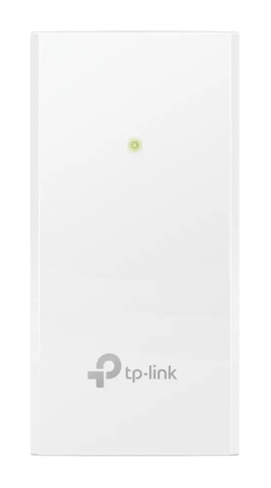 Inyector PoE TP-Link Omada TL-POE4818G con puerto Gigabit Ethernet y salida de 48 V para redes.
