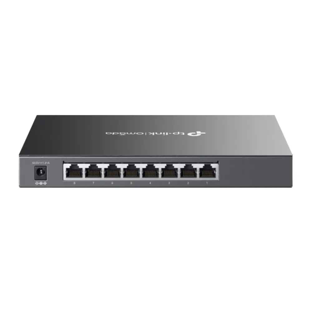 TP-Link Omada TL-SG2008P Gestionado L2/L2+ Gigabit Ethernet (10/100/1000) Energía sobre Ethernet (PoE) Negro - detalle