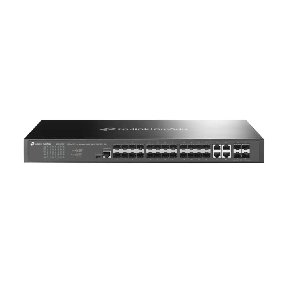 TP-Link Omada TL-SG3428XF Gestionado L2+ 1U Negro - detalle