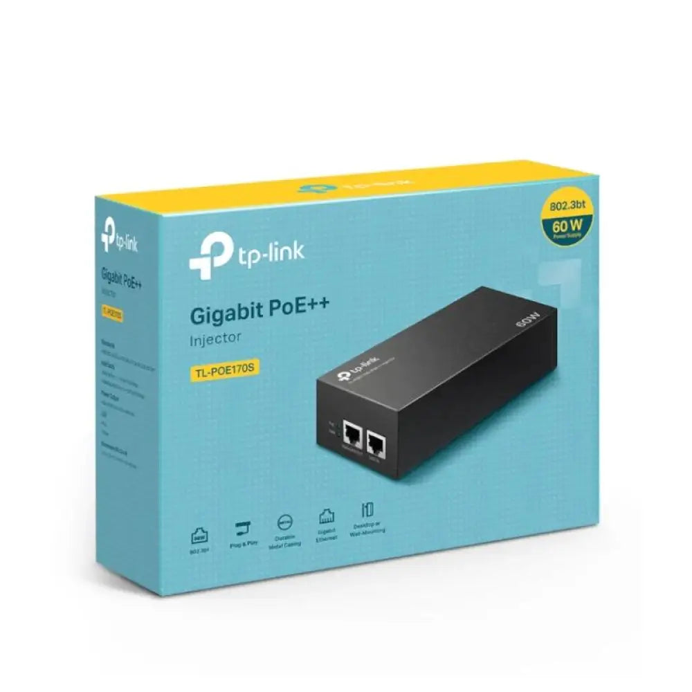 TP-Link PoE170S Inyector PoE++ h/60W - detalle