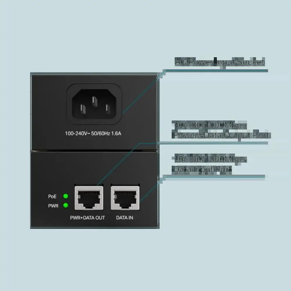 TP-Link PoE170S Inyector PoE++ h/60W - detalle