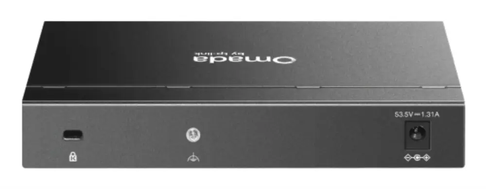 Interruptor TP-Link SG2206MP con puertos Gigabit Ethernet y soporte PoE, conexión de red confiable y eficiente.