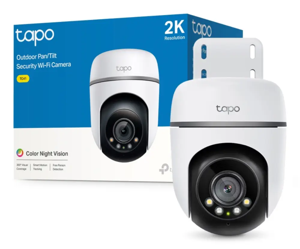 TP-Link Tapo TC41 V2 Esférico Cámara de seguridad IP Interior y exterior 2304 x 1296 Pixeles Techo/Pared/Poste - detalle