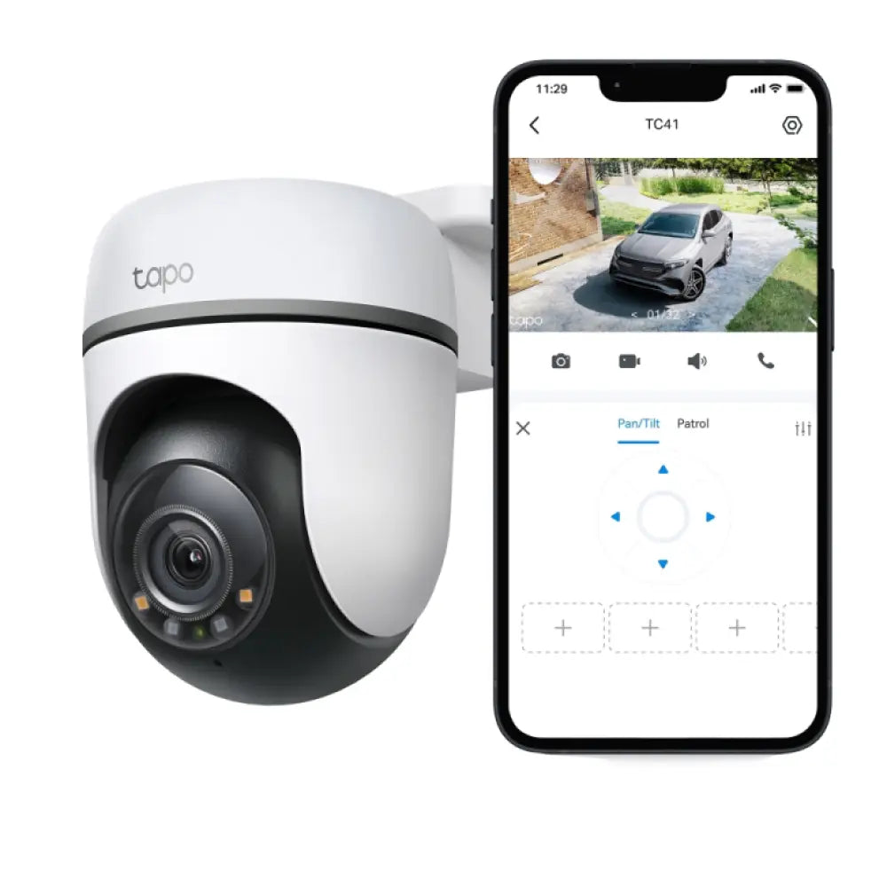 TP-Link Tapo TC41 V2 Esférico Cámara de seguridad IP Interior y exterior 2304 x 1296 Pixeles Techo/Pared/Poste - detalle