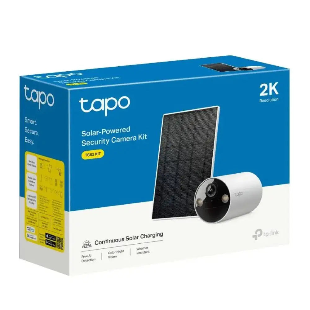 TP-Link TC82 KIT Cámara WiFi 2K Batería Pane Solar - detalle