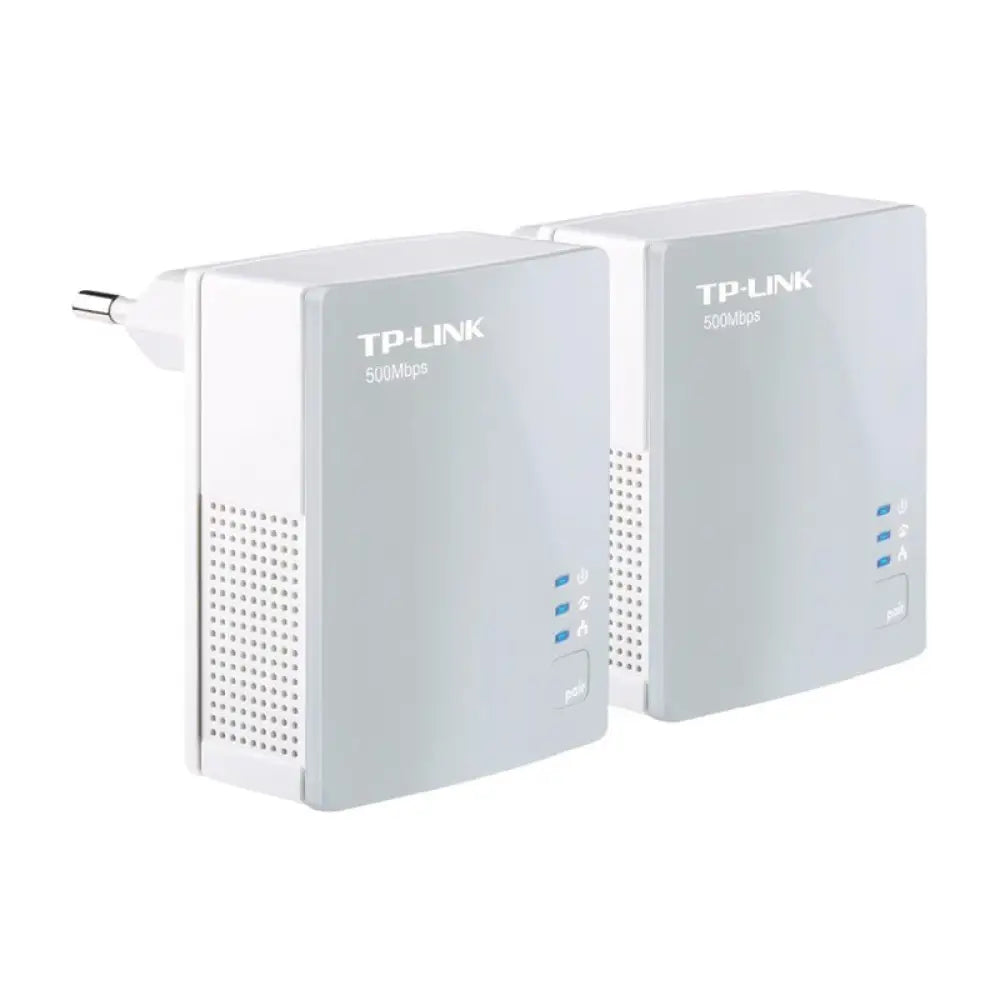 Kit Powerline TP-LINK TL-PA4010 AV600 mini, adaptadores de red para conexión rápida y estable en el hogar.