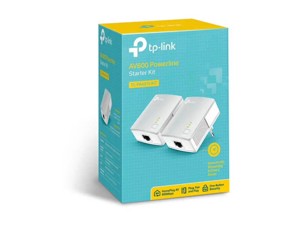 TP-Link TL-PA4010KIT 600 Mbit/s Ethernet Blanco 2 pieza(s) - detalle