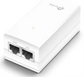 Inyector PoE TP-Link TL-POE2412G con puerto Gigabit Ethernet y salida de 24 V, adaptador pasivo para redes de alta velocidad.