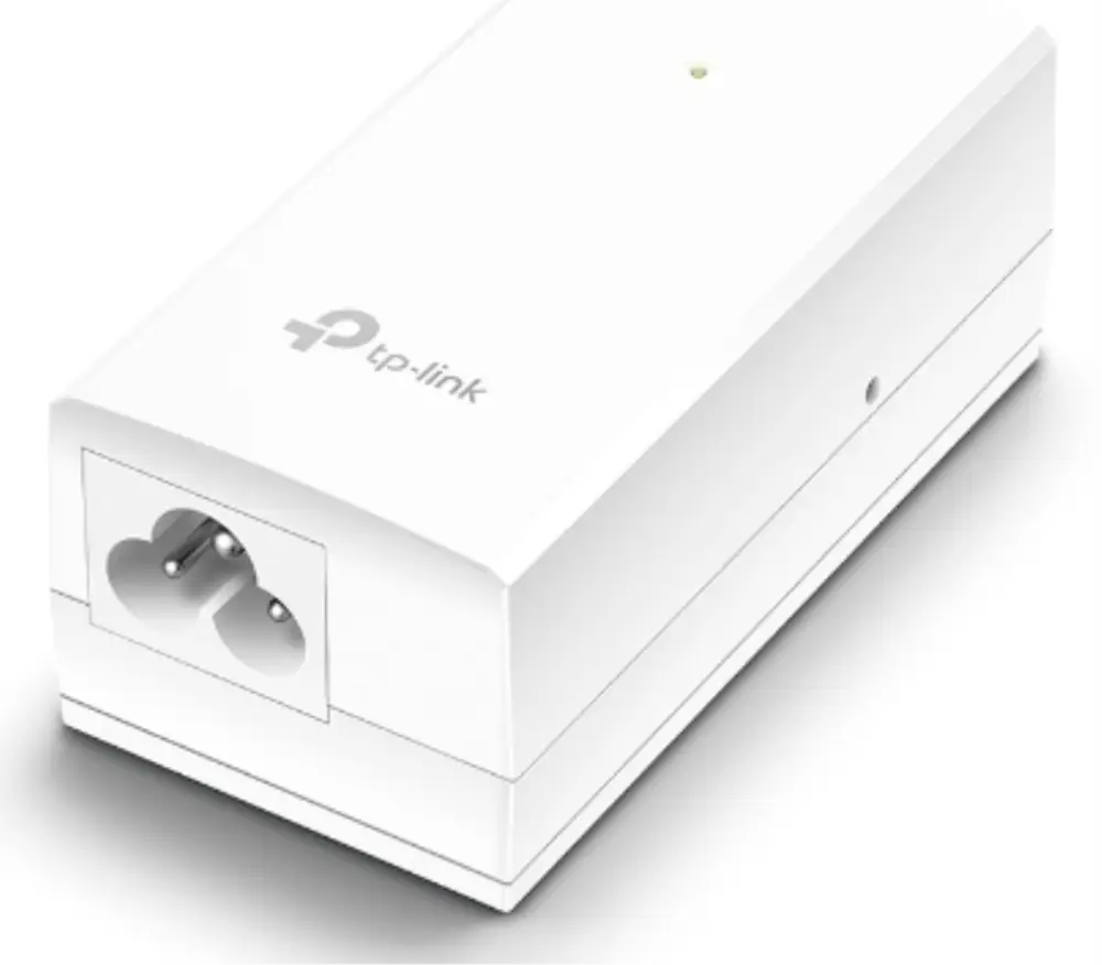 Adaptador e inyector PoE Gigabit Ethernet TP-LINK TL-POE2412G, 24 V, para suministro de energía a dispositivos de red.