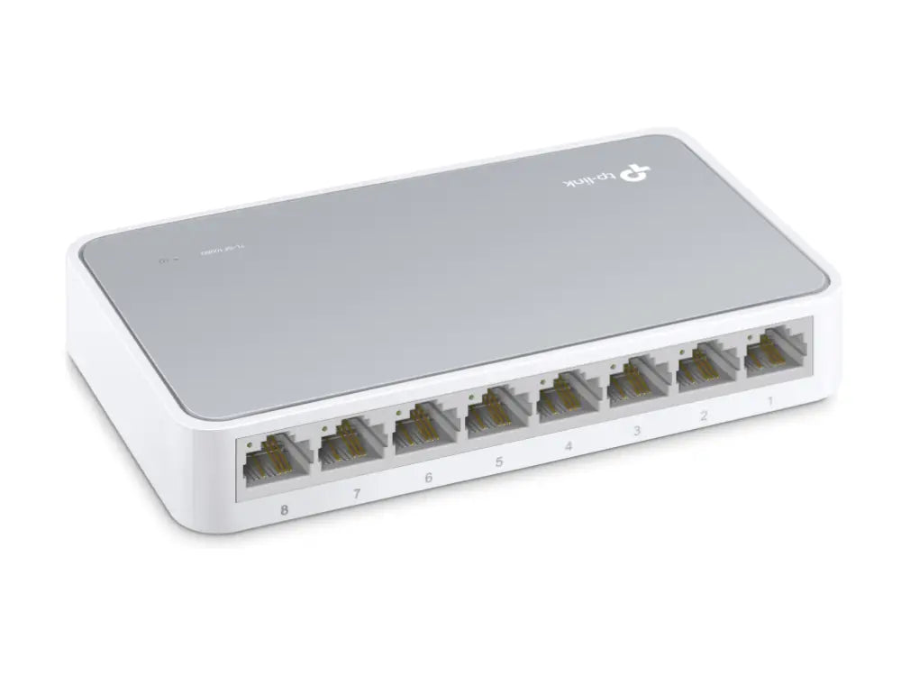 TP-Link TL-SF1008D No administrado Fast Ethernet (10/100) Blanco - detalle