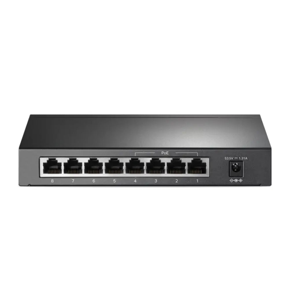 TP-Link TL-SF1008P No administrado Fast Ethernet (10/100) Energía sobre Ethernet (PoE) Negro - detalle