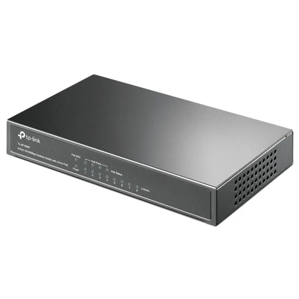 TP-LINK TL-SF1008P Switch 8x10/100Mbps 4xPoE Metal - detalle