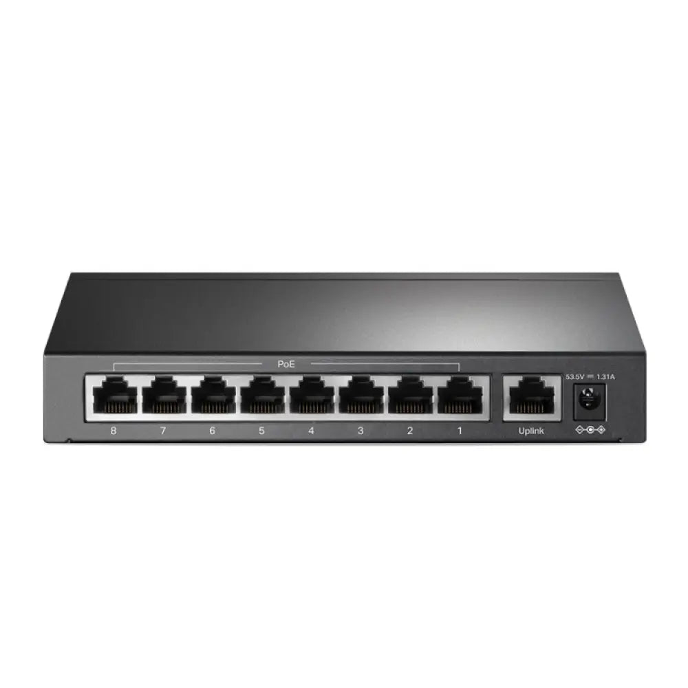 TP-Link TL-SF1009P switch No administrado Fast Ethernet (10/100) Energía sobre Ethernet (PoE) Negro - detalle