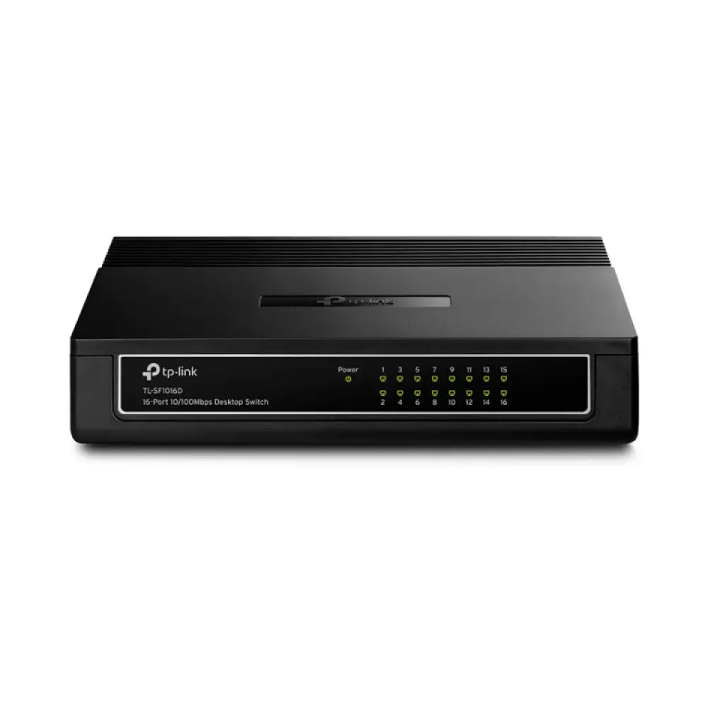 TP-Link TL-SF1016D No administrado Fast Ethernet (10/100) Negro - detalle