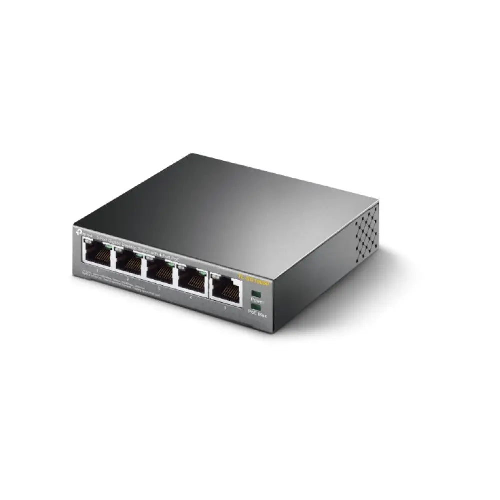 TP-Link TL-SG1005P No administrado Gigabit Ethernet (10/100/1000) Energía sobre Ethernet (PoE) Negro - detalle