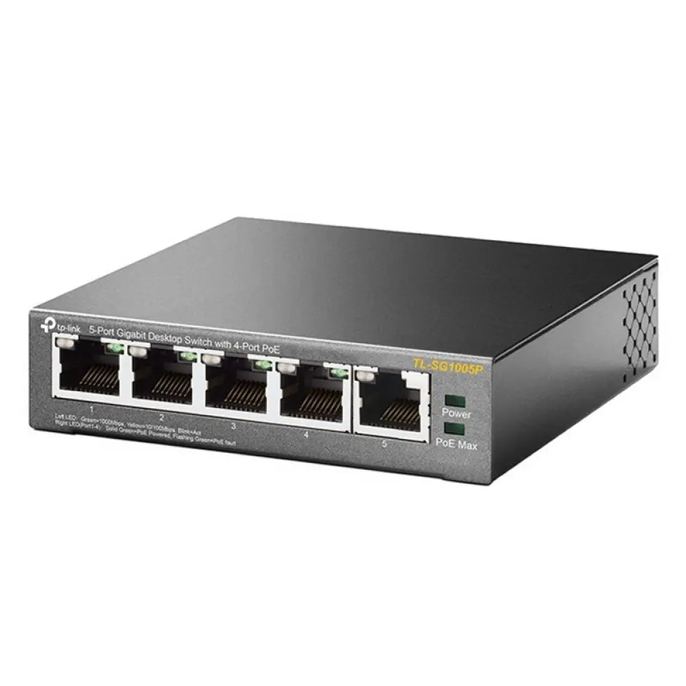 TP-LINK TL-SG1005P Switch 5xGB 4xPoE - detalle