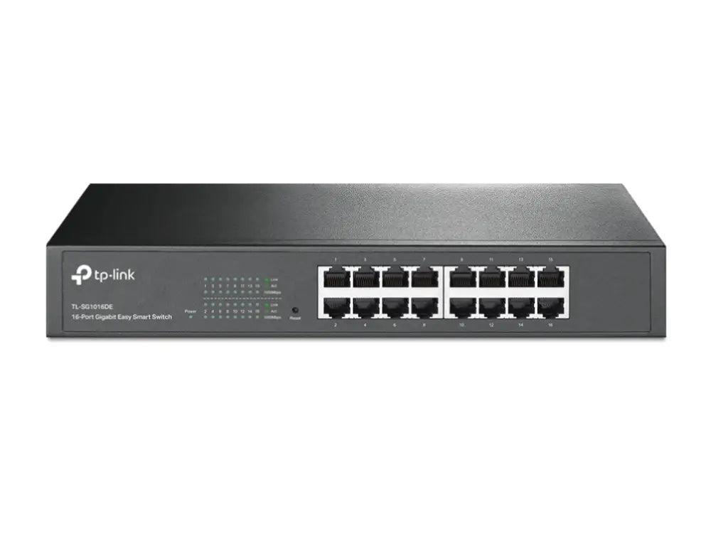TP-Link TL-SG1016DE Gestionado L2 Gigabit Ethernet (10/100/1000) 1U Negro - detalle
