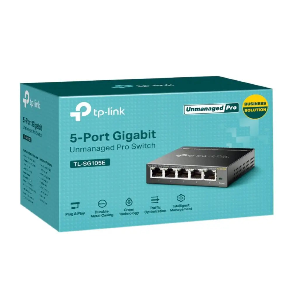 TP-LINK TL-SG105E Switch 5xGB Metal - detalle