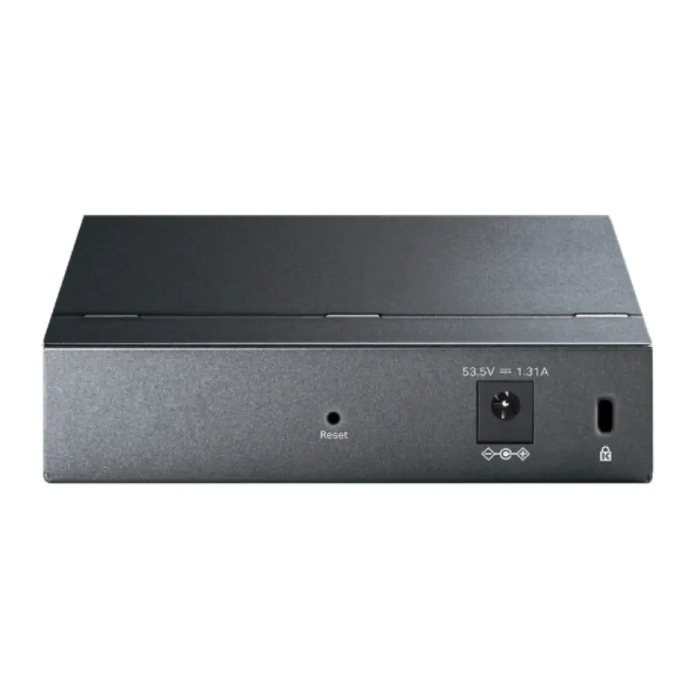 TP-Link TL-SG105PE switch Gestionado L2 Gigabit Ethernet (10/100/1000) Energía sobre Ethernet (PoE) Negro - detalle