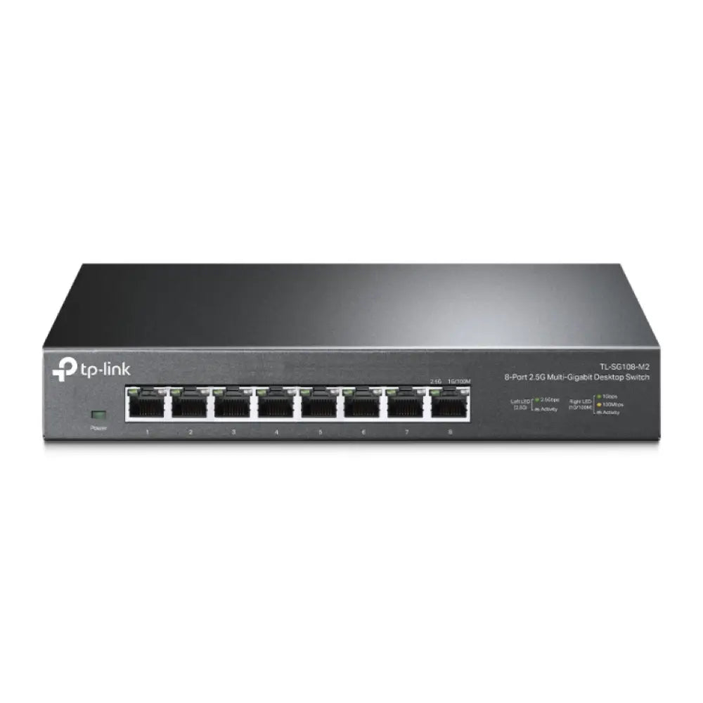 TP-Link TL-SG108-M2 switch No administrado 2.5G Ethernet (100/1000/2500) Negro - detalle