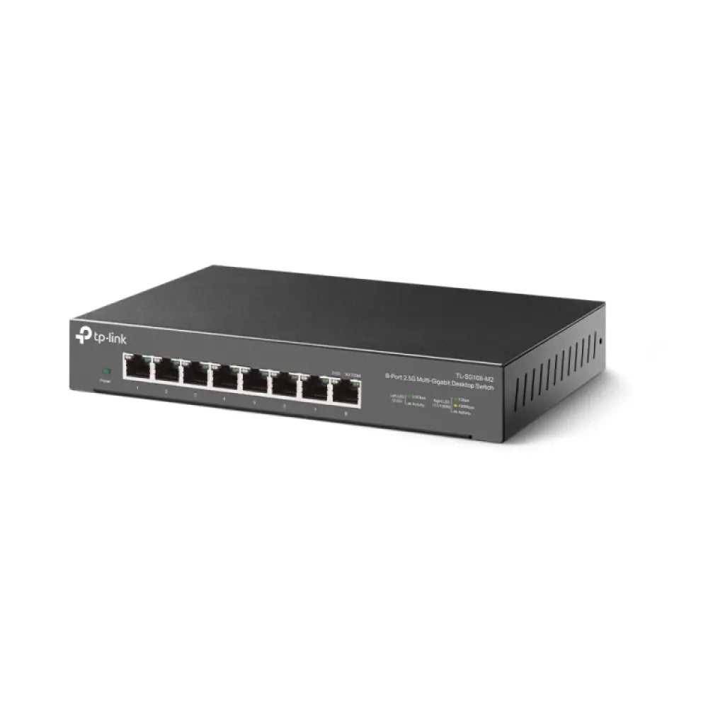 TP-Link TL-SG108-M2 switch No administrado 2.5G Ethernet (100/1000/2500) Negro - detalle