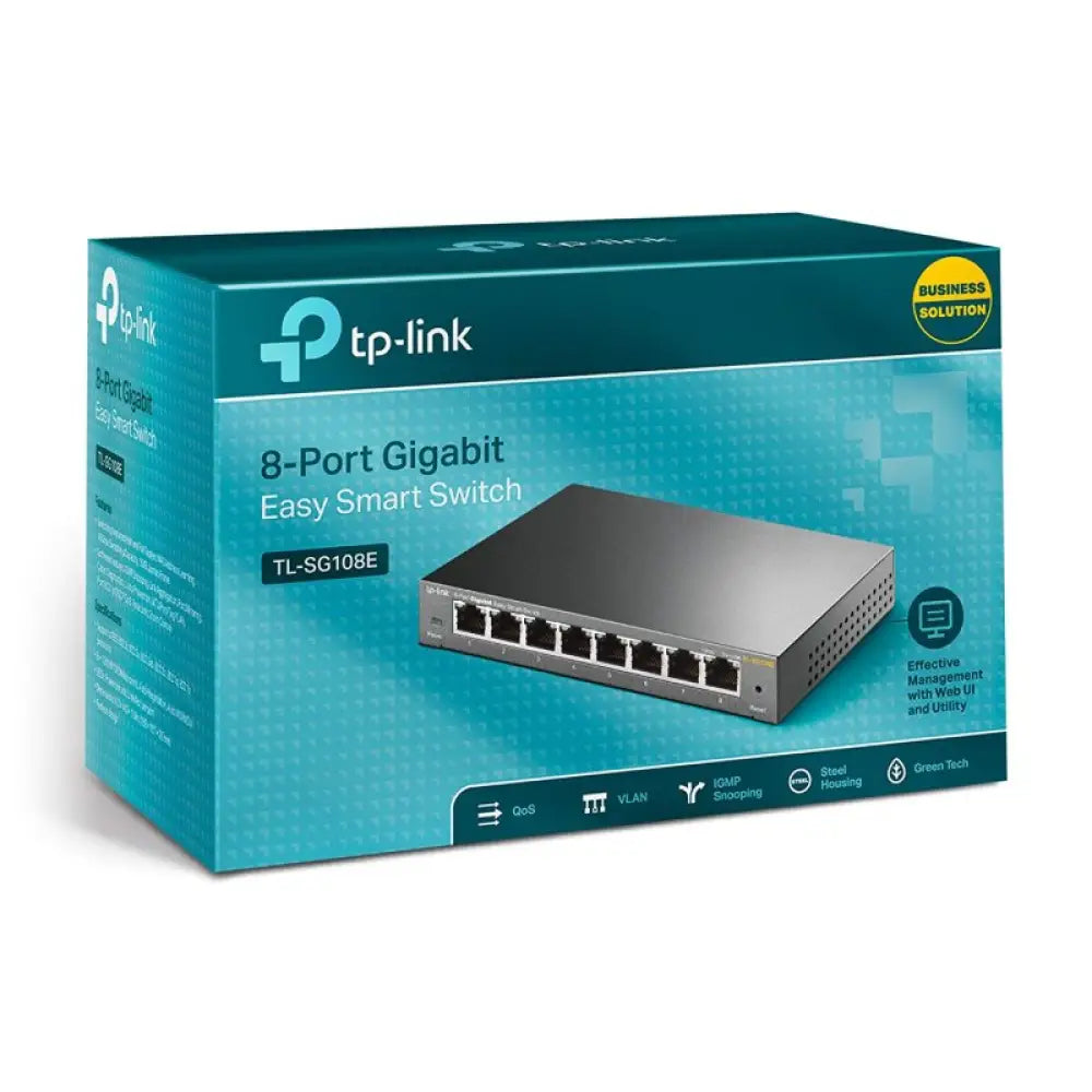 TP-LINK TL-SG108E Switch 8xGB - detalle