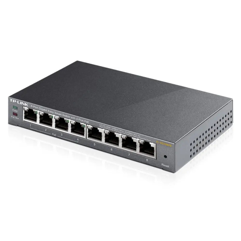 TP-LINK TL-SG108PE Switch 8xGB 4xGB PoE - detalle