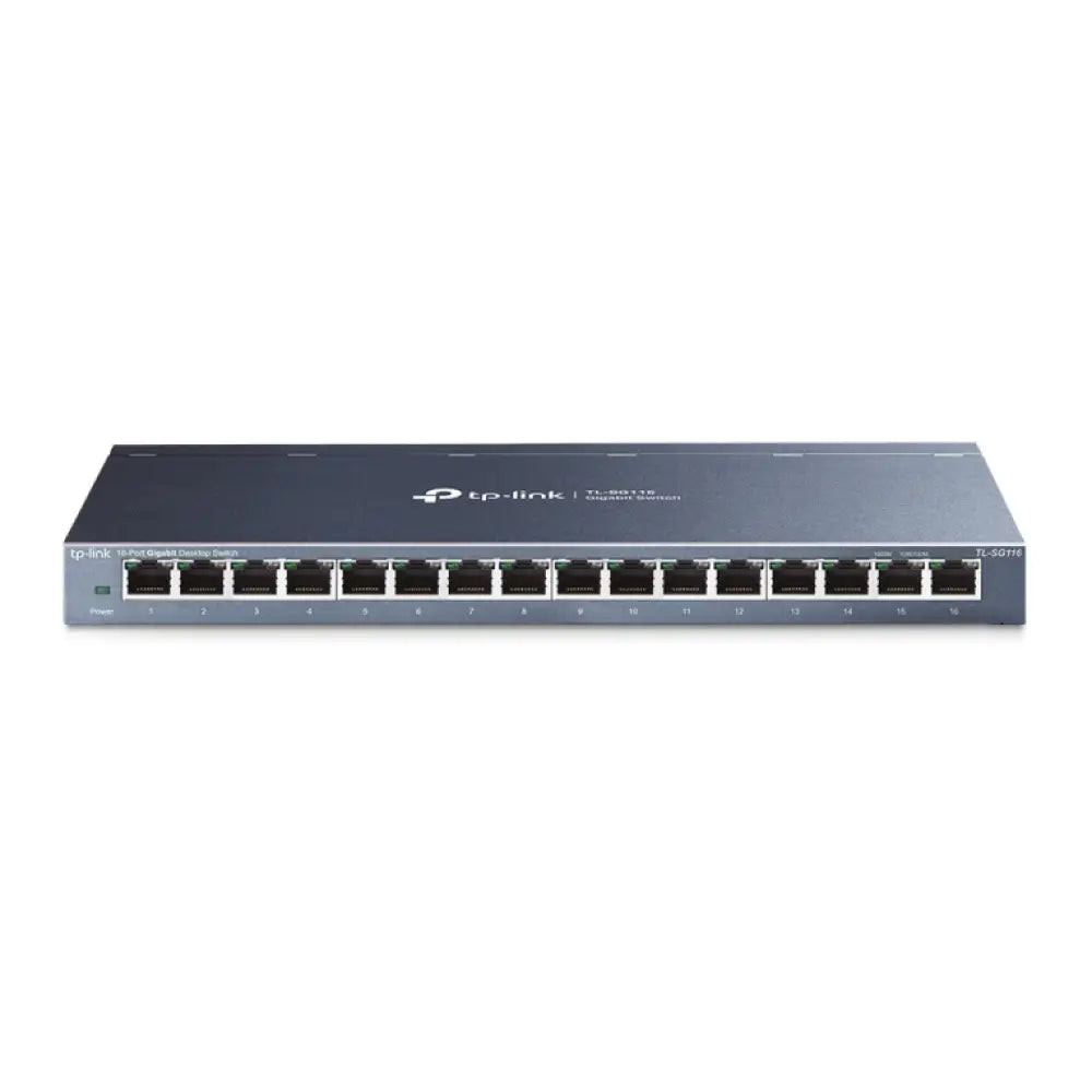 TP-Link TL-SG116 No administrado Gigabit Ethernet (10/100/1000) Negro - detalle