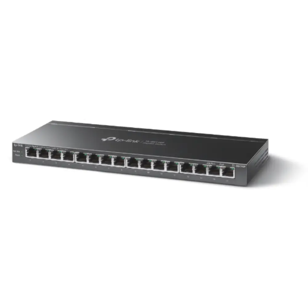 TP-Link TL-SG116P switch No administrado Gigabit Ethernet (10/100/1000) Energía sobre Ethernet (PoE) Negro - detalle