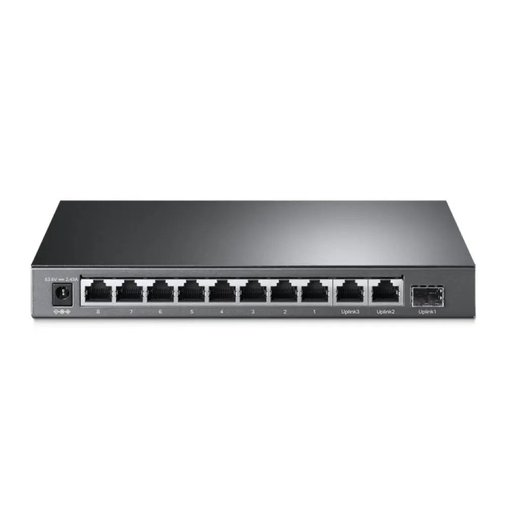 TP-Link TL-SG1210MP switch No administrado Gigabit Ethernet (10/100/1000) Energía sobre Ethernet (PoE) Negro - detalle