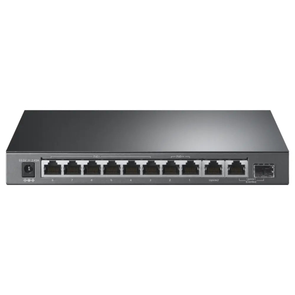 TP-Link TL-SG1210PP switch No administrado Gigabit Ethernet (10/100/1000) Energía sobre Ethernet (PoE) Negro - detalle