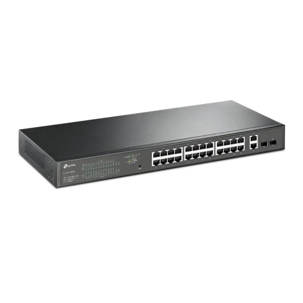 TP-Link TL-SG1428PE switch Gestionado L2 Gigabit Ethernet (10/100/1000) Energía sobre Ethernet (PoE) 1U Negro - detalle
