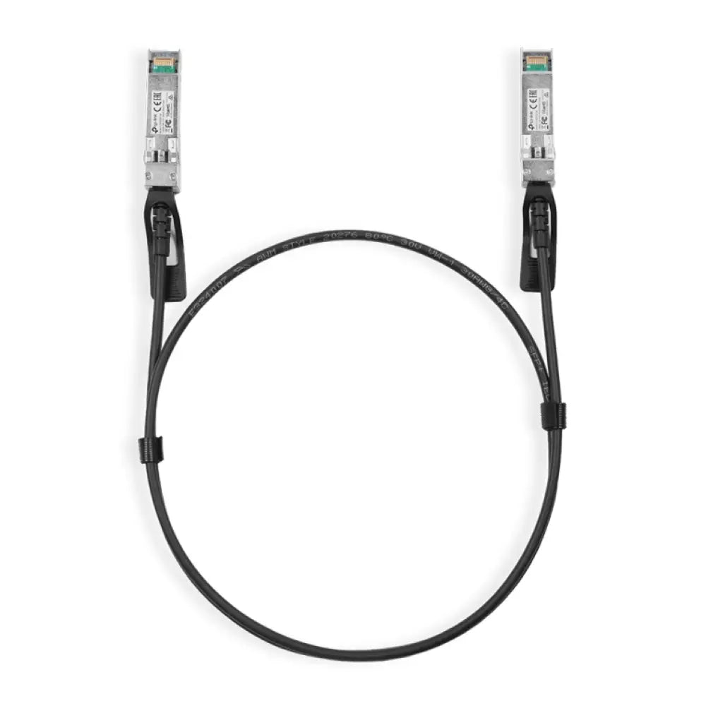 TP-Link TL-SM5220-1M Cable de fibra óptica e InfiniBand SFP+ DAC Negro - detalle