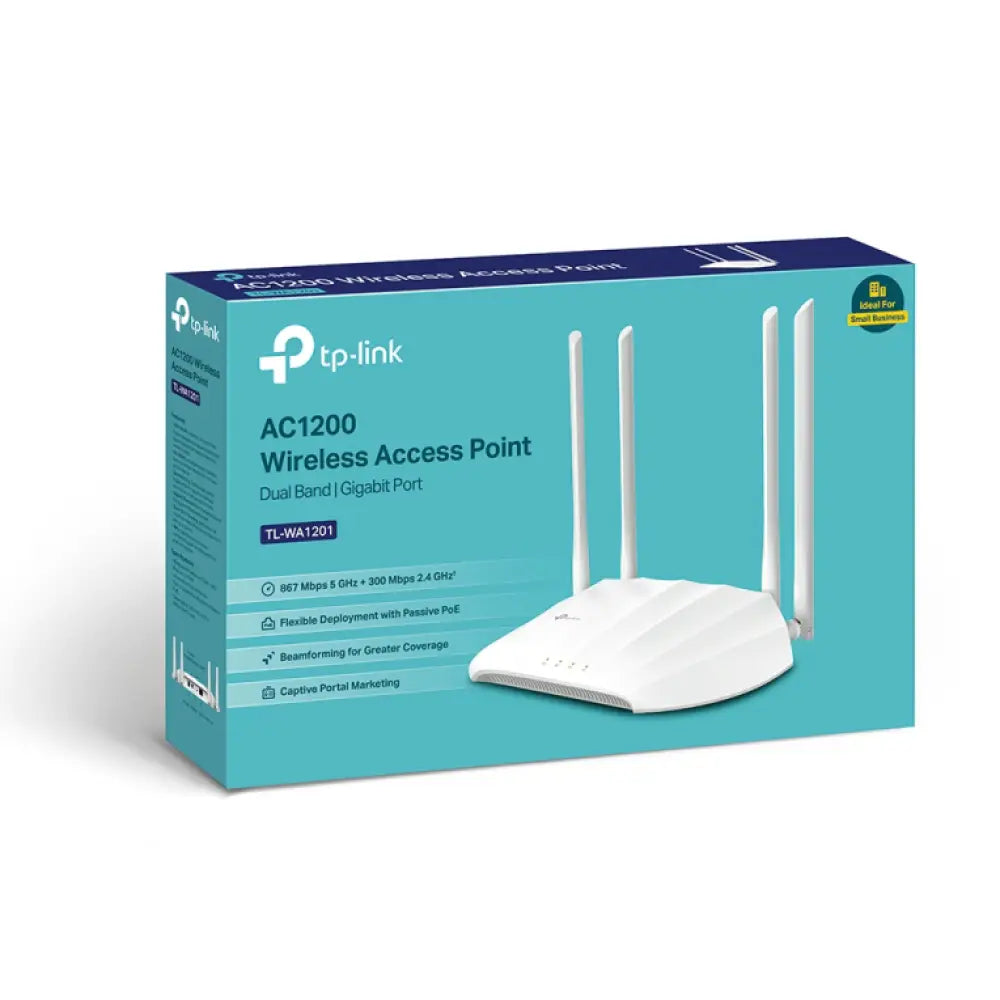 TP-Link TL-WA1201 punto de acceso inalámbrico 867 Mbit/s Blanco Energía sobre Ethernet (PoE) - detalle