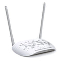 Punto de acceso TP-LINK TL-WA801N con antena y puerto Ethernet, compatibilidad Wi-Fi N300 de 2.4GHz, para mejorar la red inalámbrica.