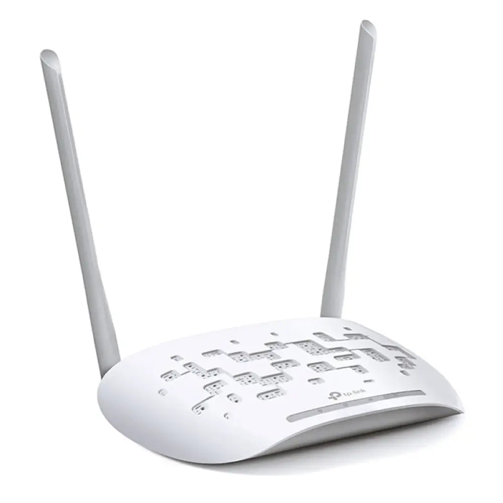 Punto de acceso TP-LINK TL-WA801N con antena y puerto Ethernet, compatibilidad Wi-Fi N300 de 2.4GHz, para mejorar la red inalámbrica.