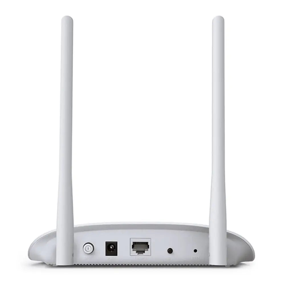Punto de acceso TP-LINK TL-WA801N con conectividad Wi-Fi N300 de 2.4GHz, compacto y diseñado para redes inalámbricas.