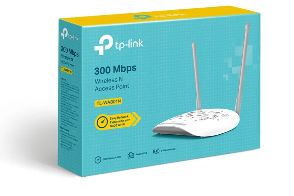 TP-Link TL-WA801N punto de acceso inalámbrico 300 Mbit/s Blanco Energía sobre Ethernet (PoE) - detalle