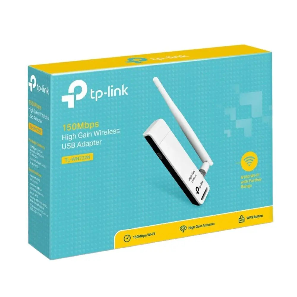TP-LINK TL-WN722N Tarjeta Red WiFi N150 USB - detalle