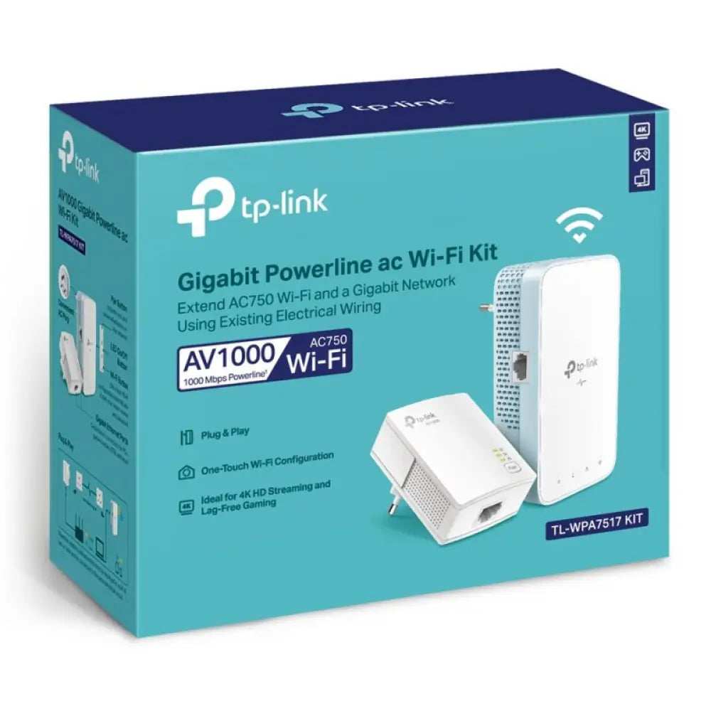 TP-Link TL-WPA7517 KIT PWRL ac WiFi AV1000 GbE - detalle