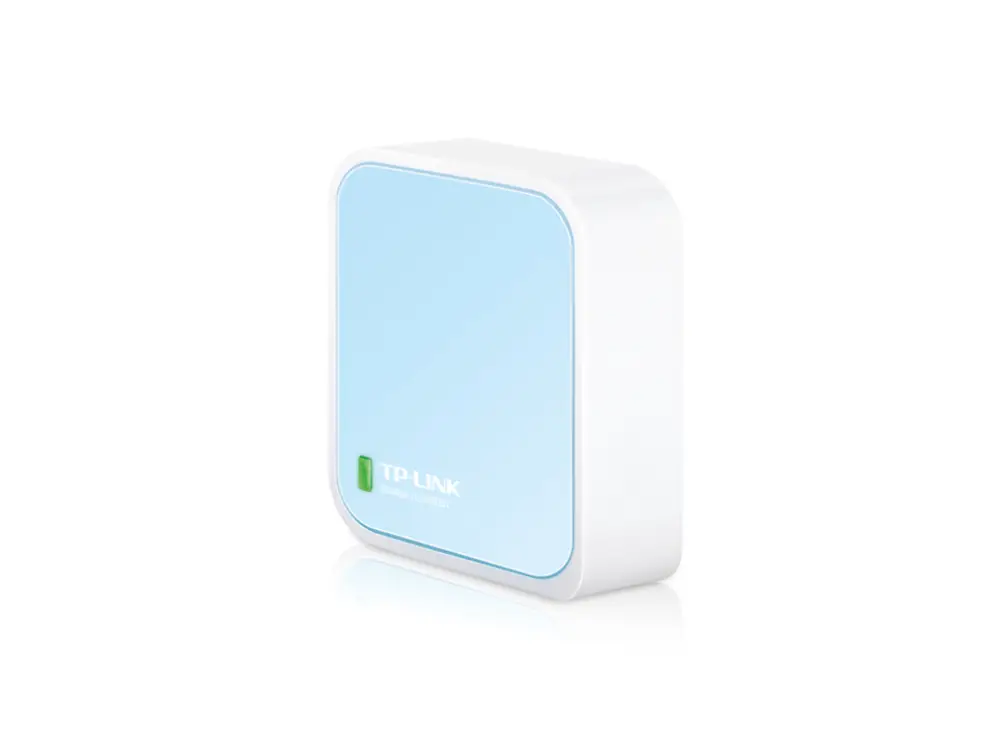 TP-Link TL-WR802N router inalámbrico Ethernet rápido Banda única (2.4 GHz) Azul. Blanco - detalle