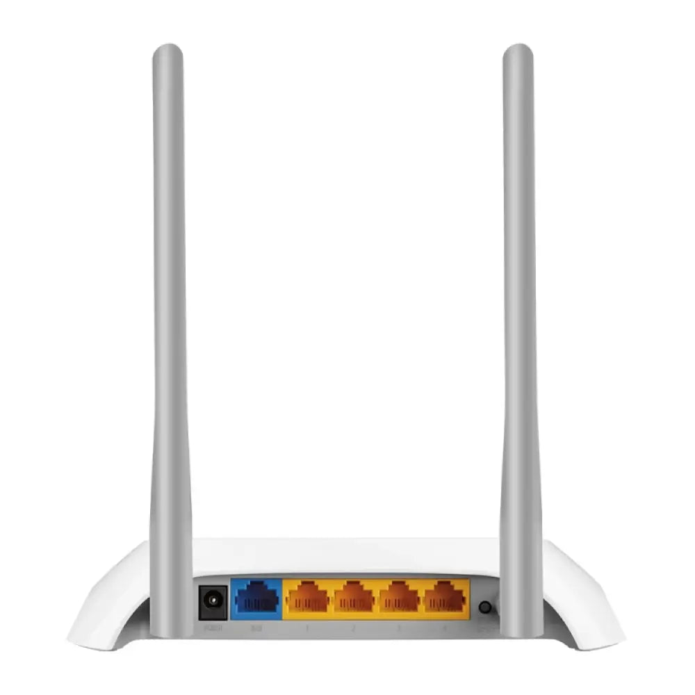 TP-Link TL-WR850N router inalámbrico Ethernet rápido Banda única (2.4 GHz) Gris. Blanco - detalle
